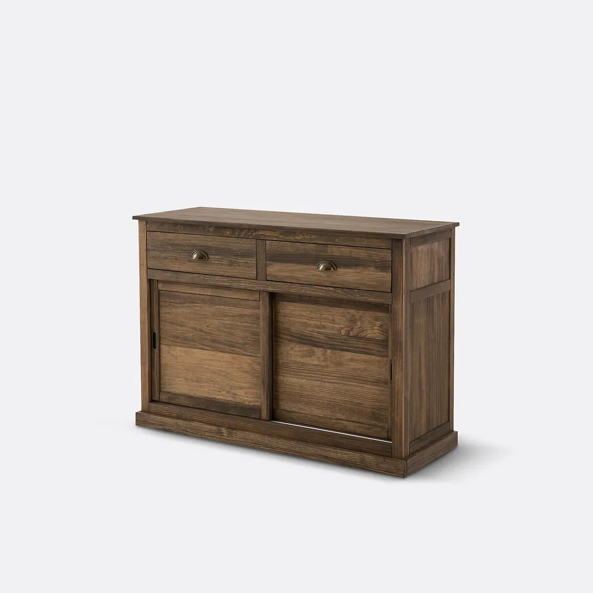 Lunja Sideboard with 2 Doors and 2 Drawers - Natural Waxed, Solid Pine product