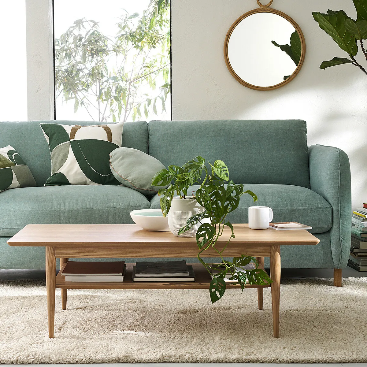 Lussan Two-Tier Coffee Table - Natural, Ash alternate view