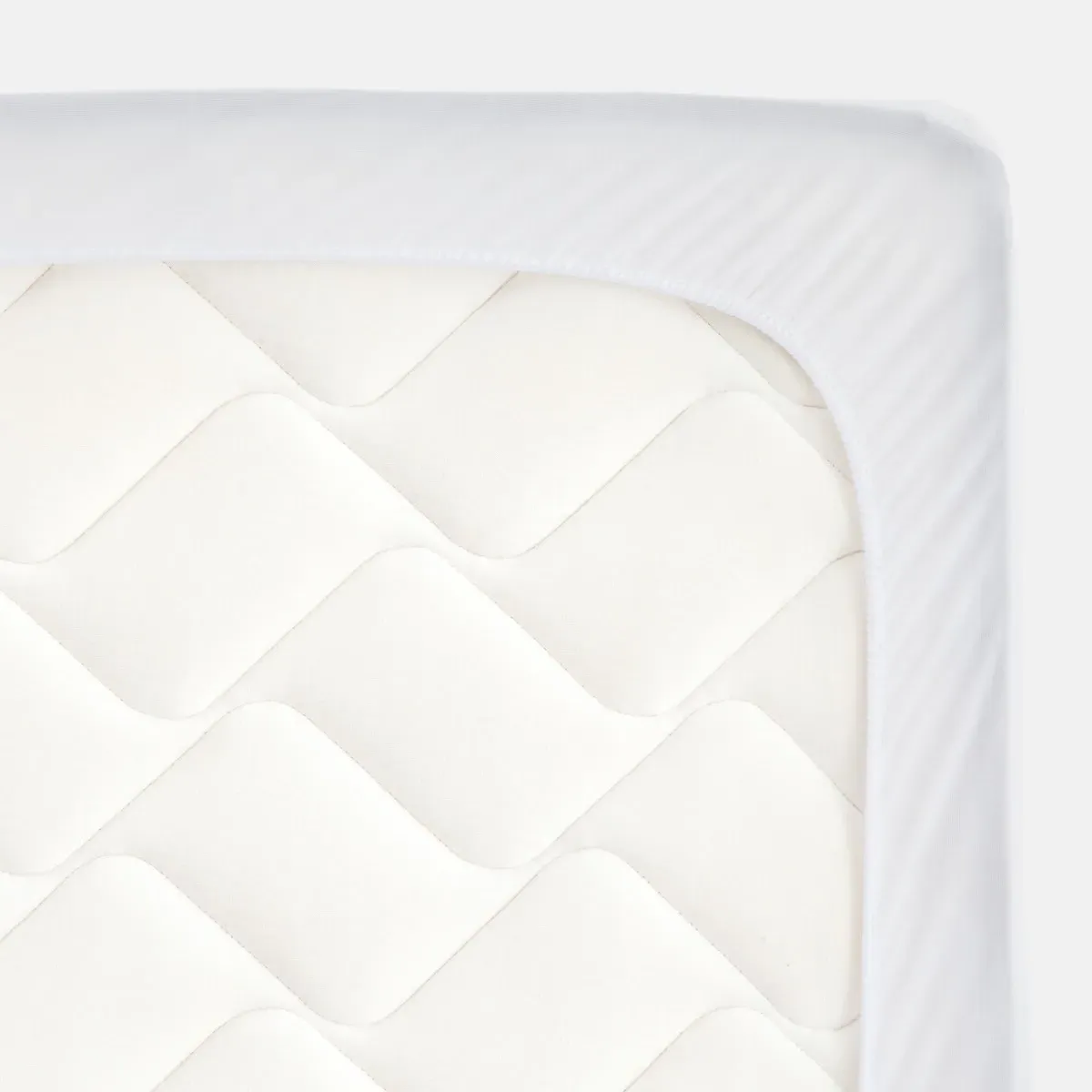 Lyocell Waterproof Mattress Protector - White alternate view