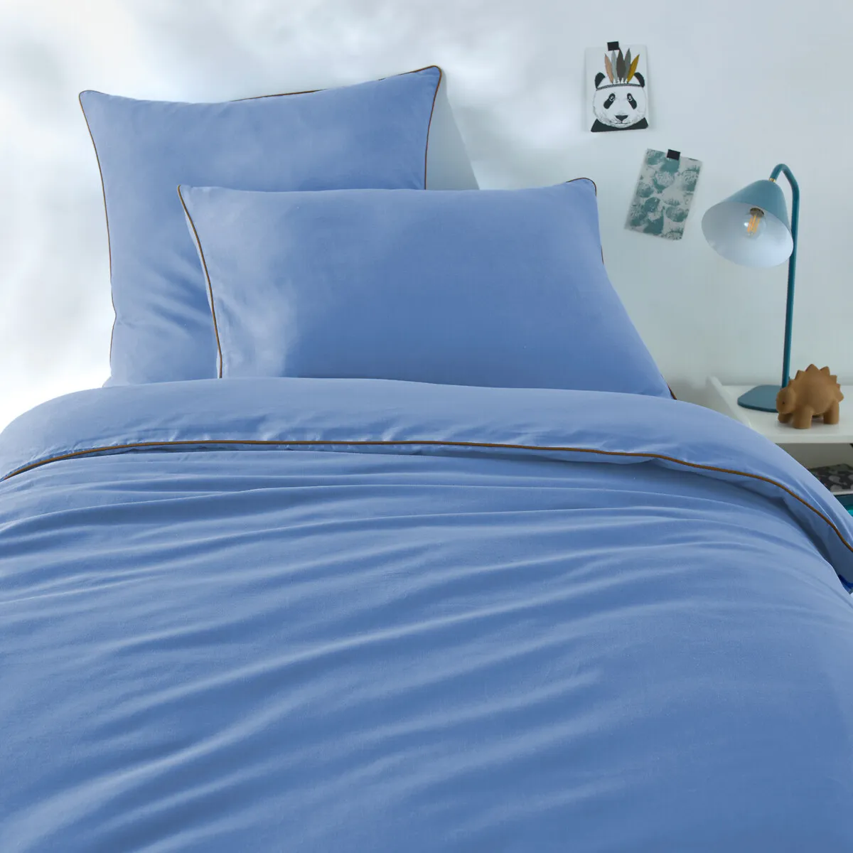Macha Duvet Cover - Provence Blue, Cotton product