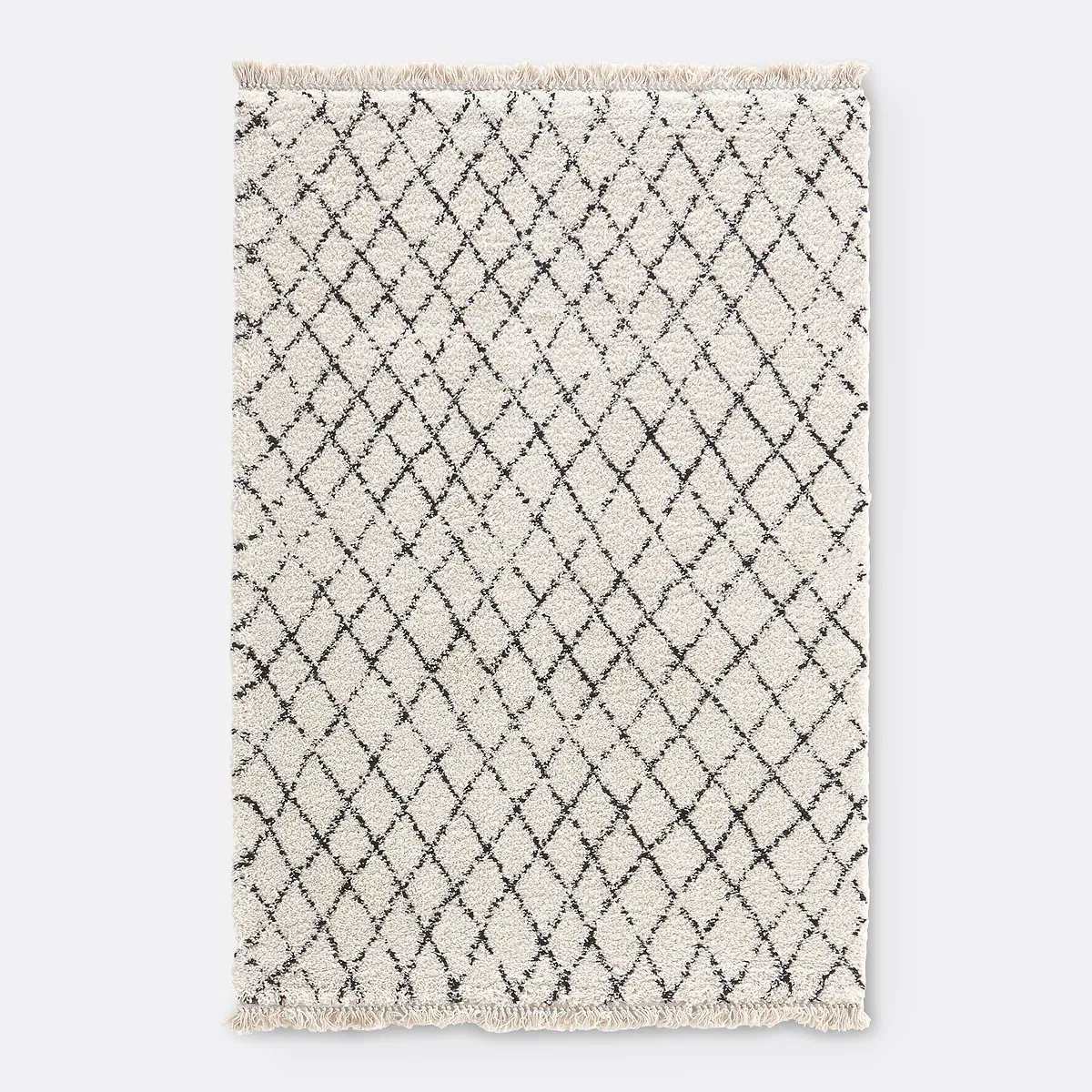 Madara Berber-Style Rug - White, Polypropylene product