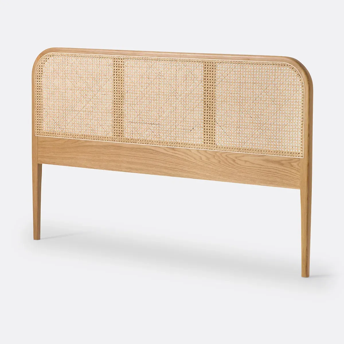 Madara Double Headboard - Natural, Solid Oak & Rattan product