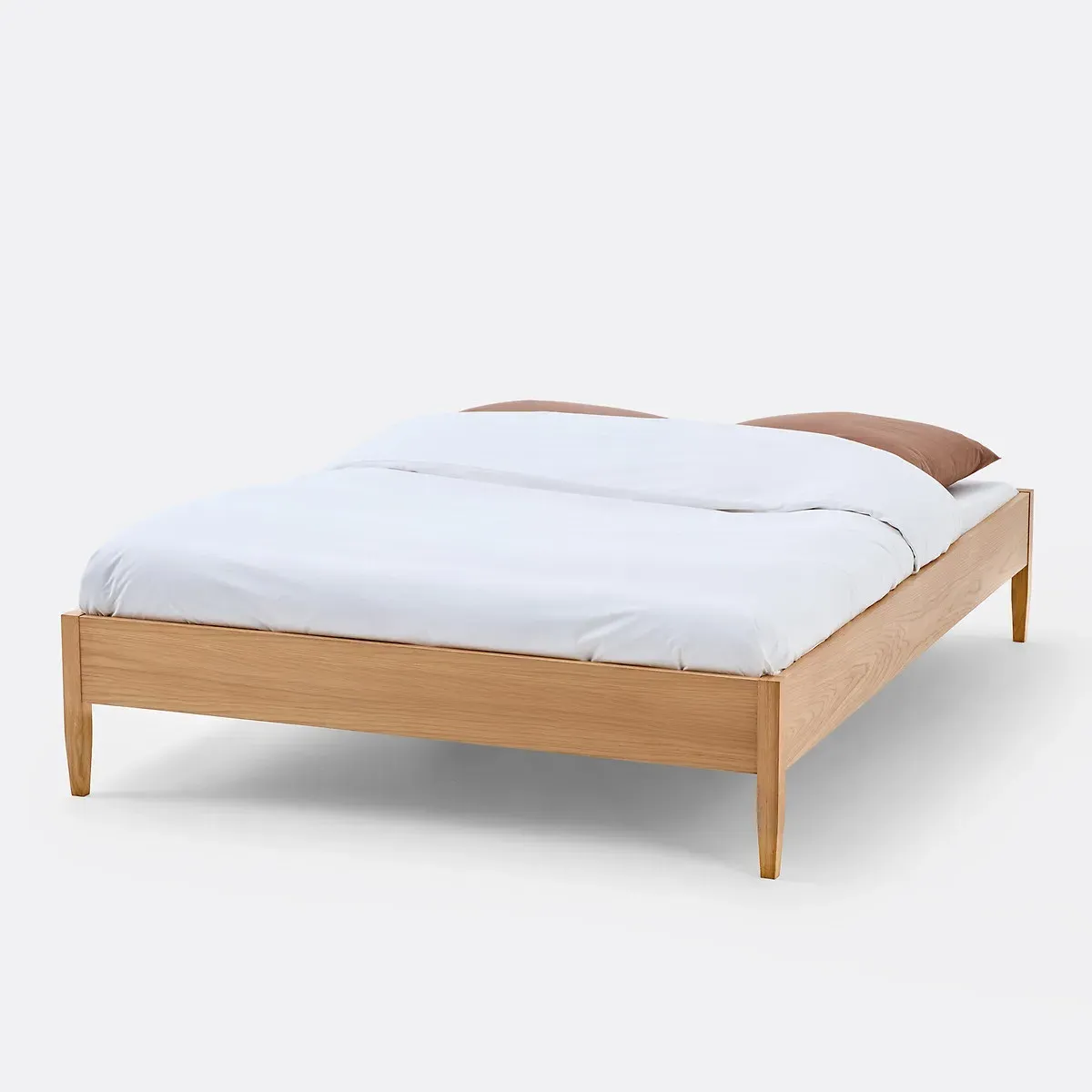 Madara Double Size Bed Frame with Slatted Base - Oak product