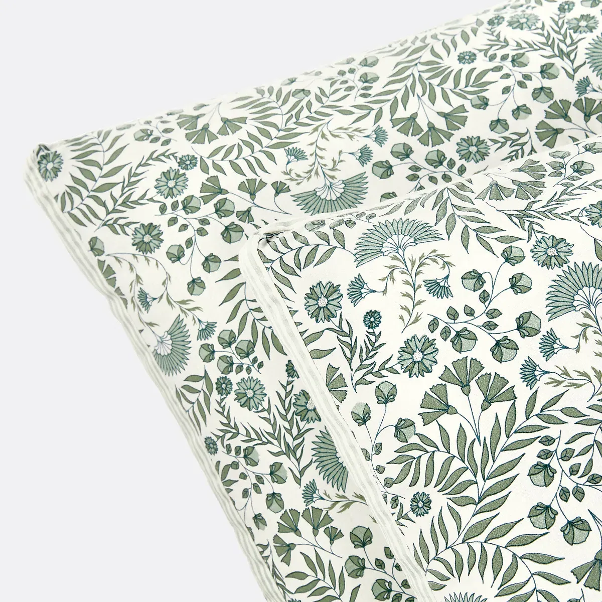 Majari Pillowcase - Floral Print, Washed Cotton alternate view