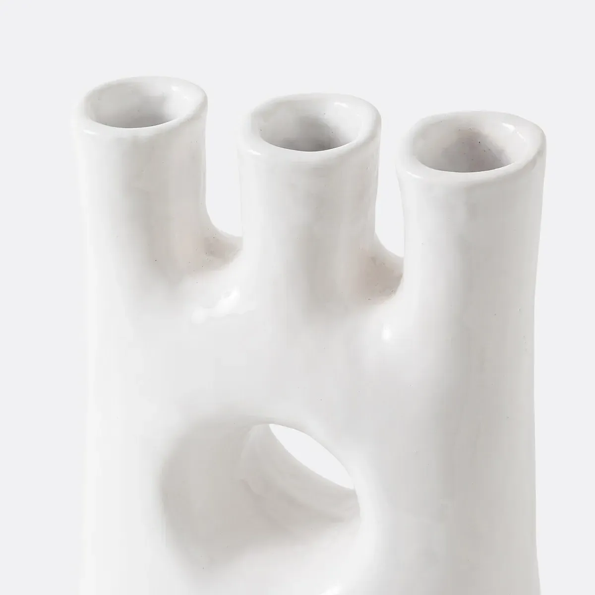 Makero Decorative Object - White, Terracotta alternate view