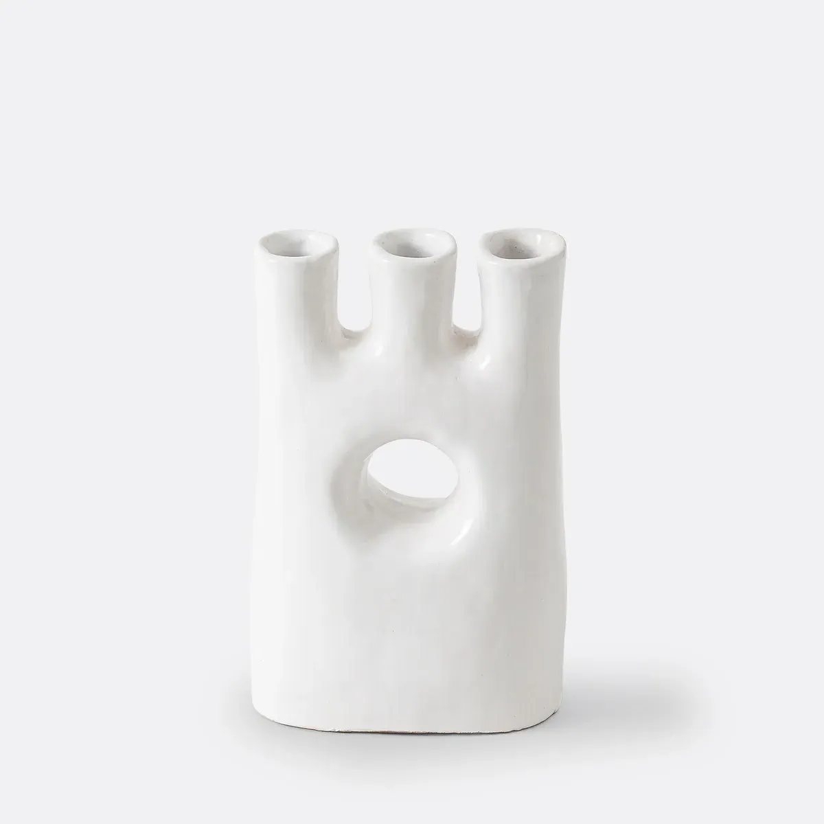 Makero Decorative Object - White, Terracotta product