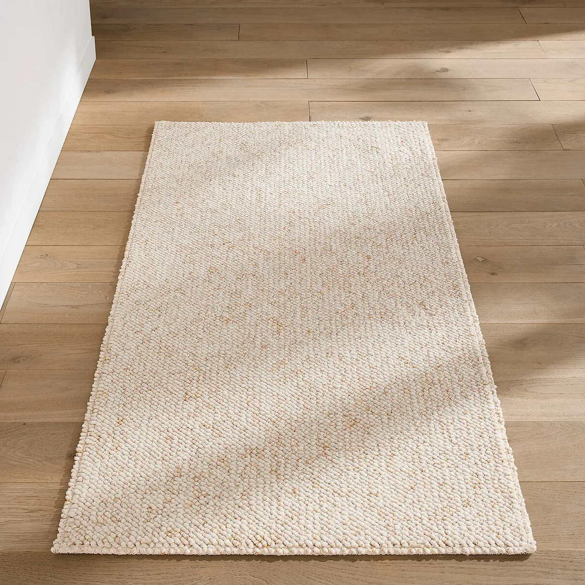 Mako Fleece Pile Runner - Ecru, Polypropylene product