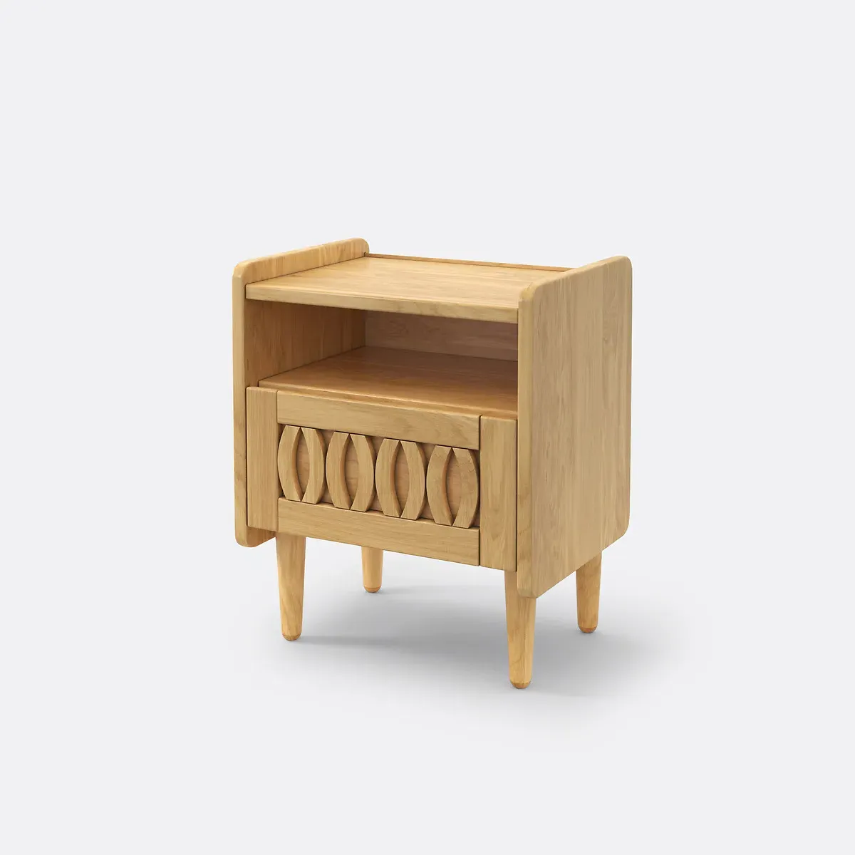 Malaya Bedside Table with Drawer - Pine product