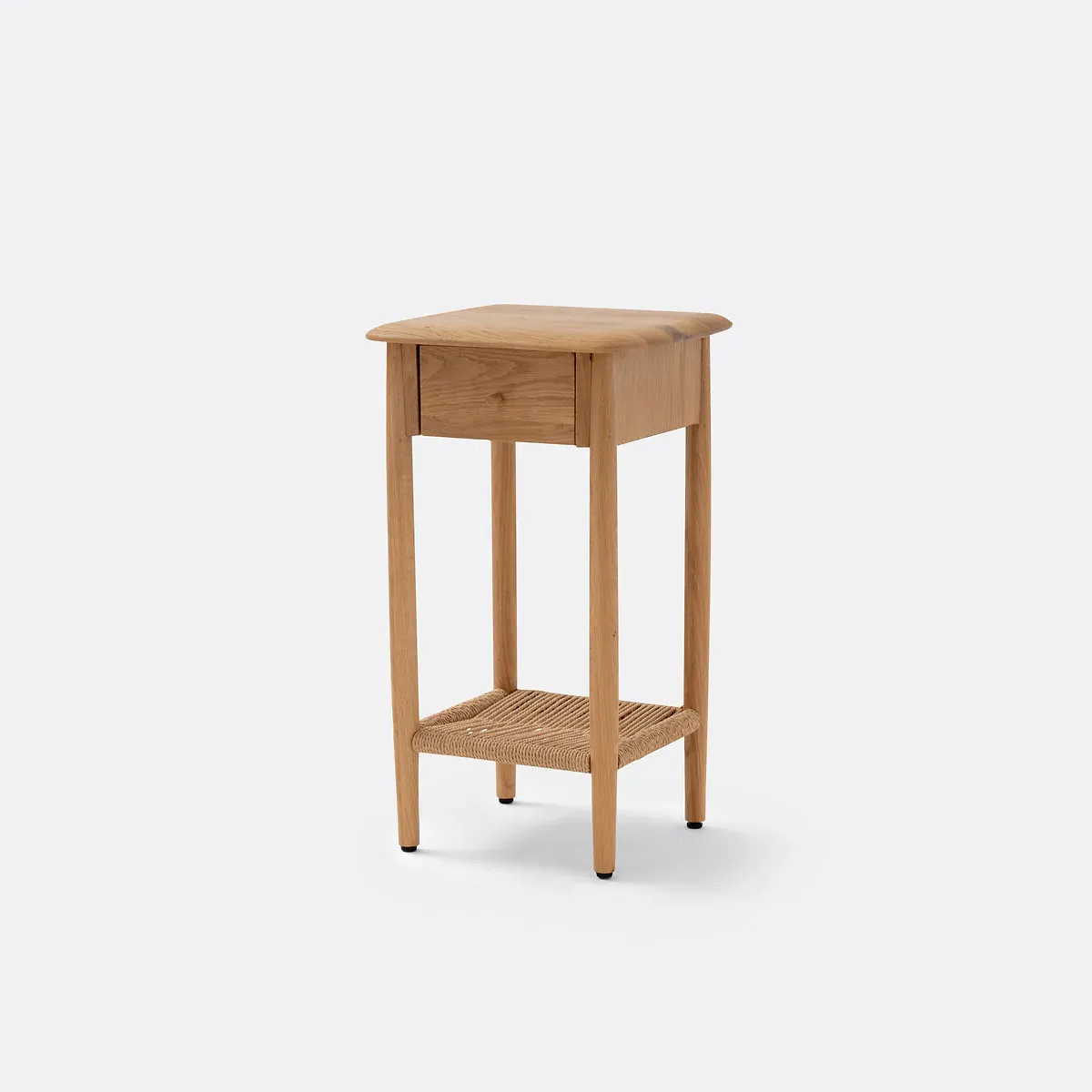 Malora Bedside Table with Drawer - Oak, Solid Wood product