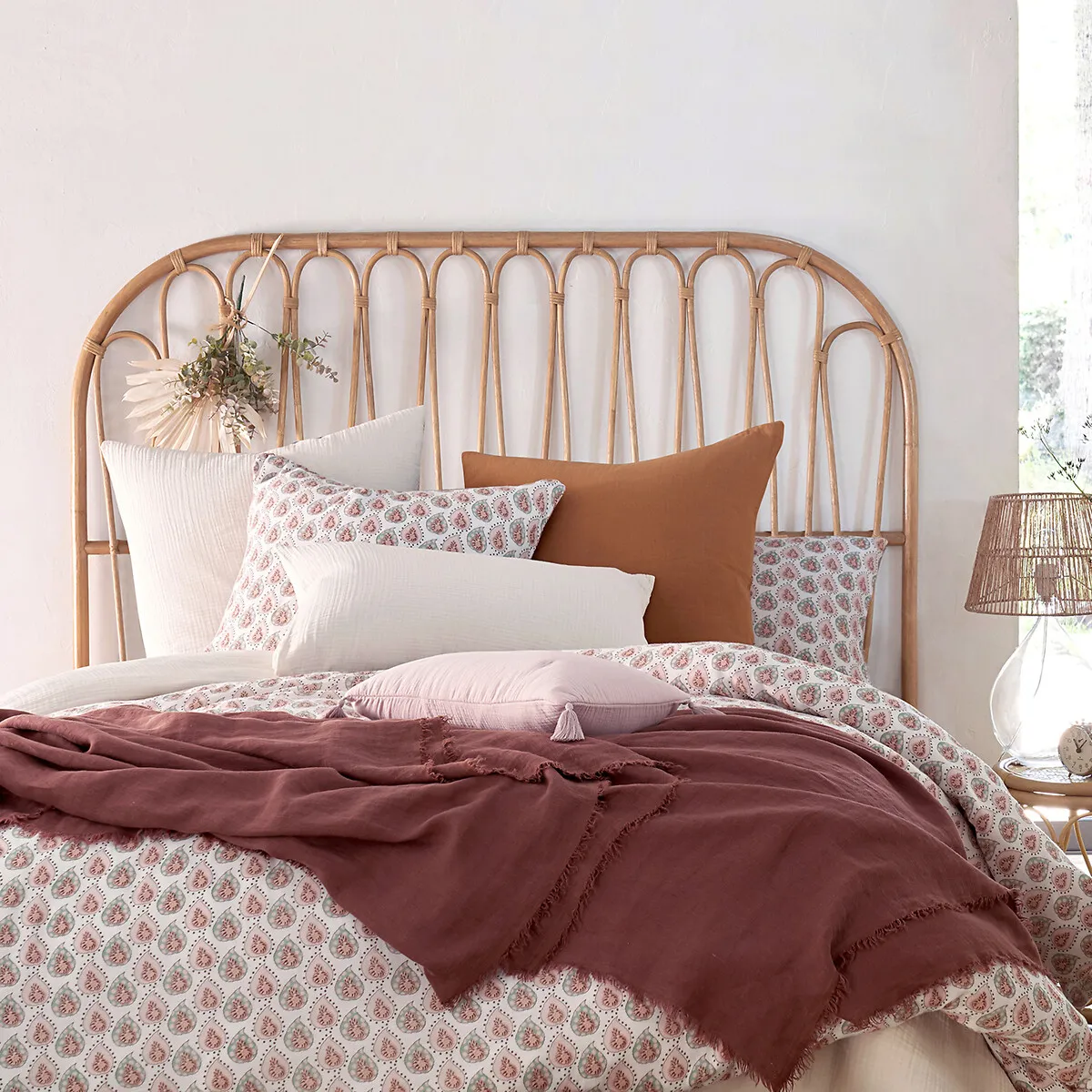 Malu Rattan Headboard - Natural alternate view