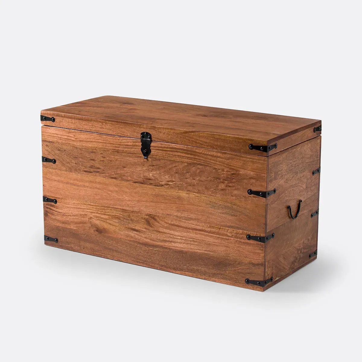 Mang XL Storage Trunk - Brown, Solid Mango Wood product