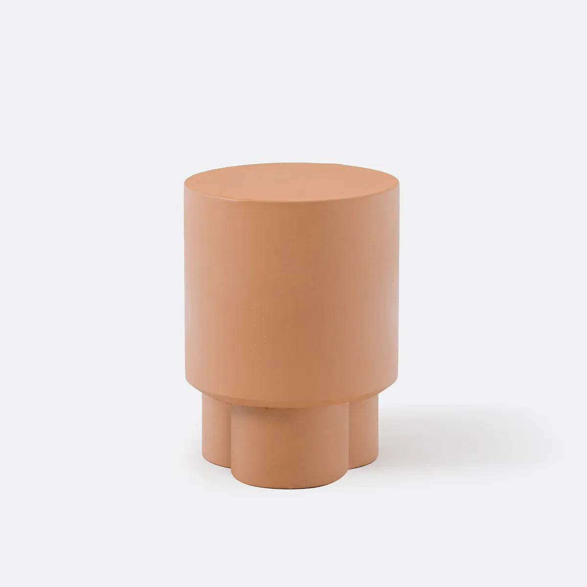 Mannila Round Side Table - Terracotta, Cement Fibre product