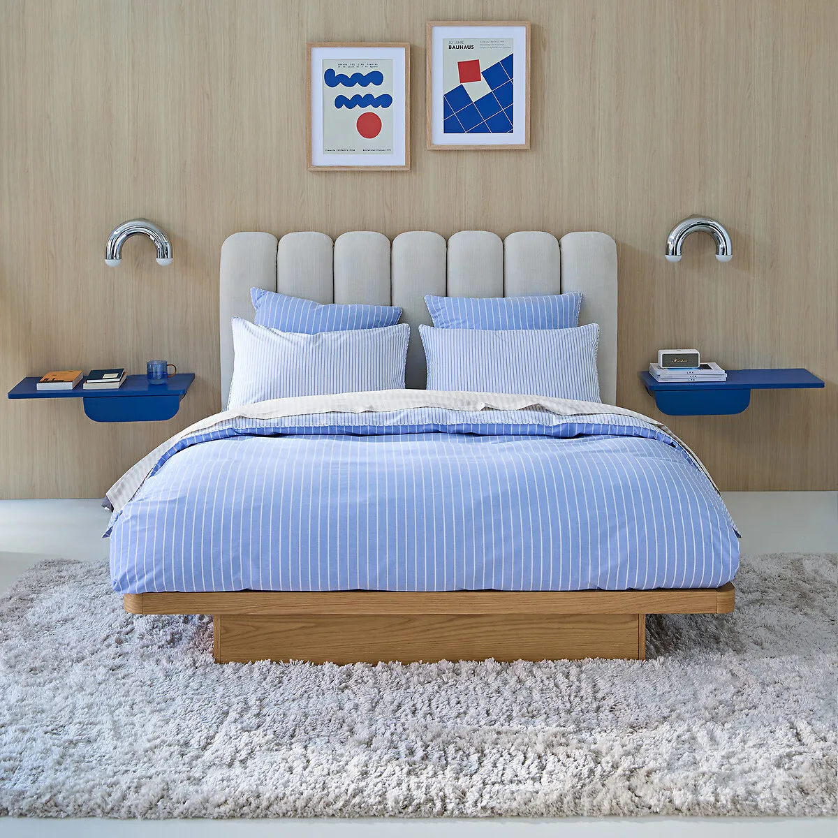 Maota Long Pile Rug - Ecru, Polyester alternate view