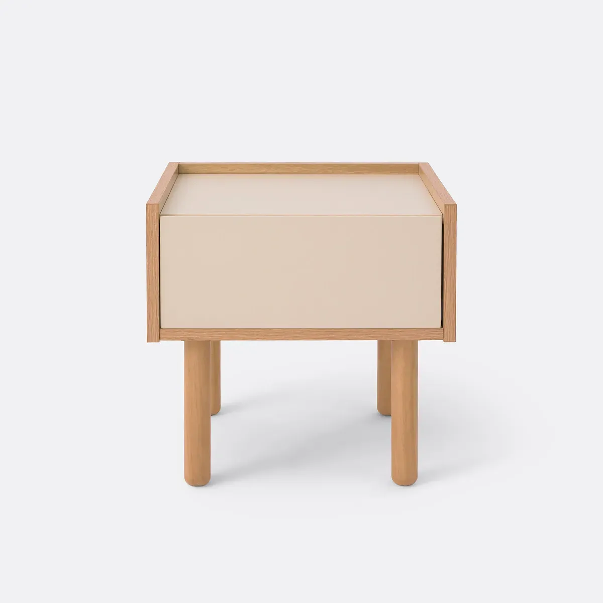 Marcelio 1-Drawer Bedside Table - Off-White alternate view