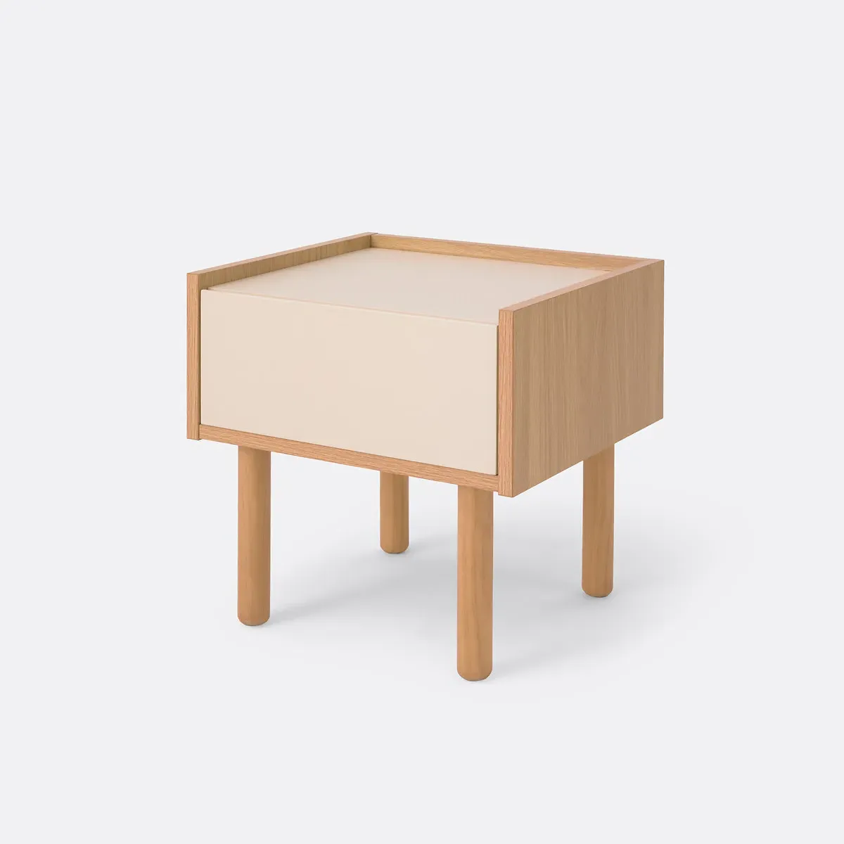 Marcelio 1-Drawer Bedside Table - Off-White product