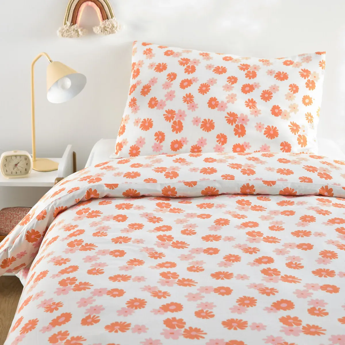 Marguerites Duvet Cover Set with Rectangular Pillowcase - Cotton product