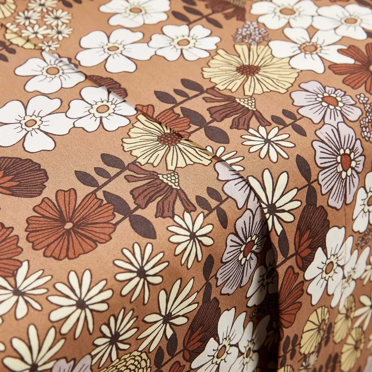 Marisol Flat Sheet - Floral Print, Recycled Cotton alternate view