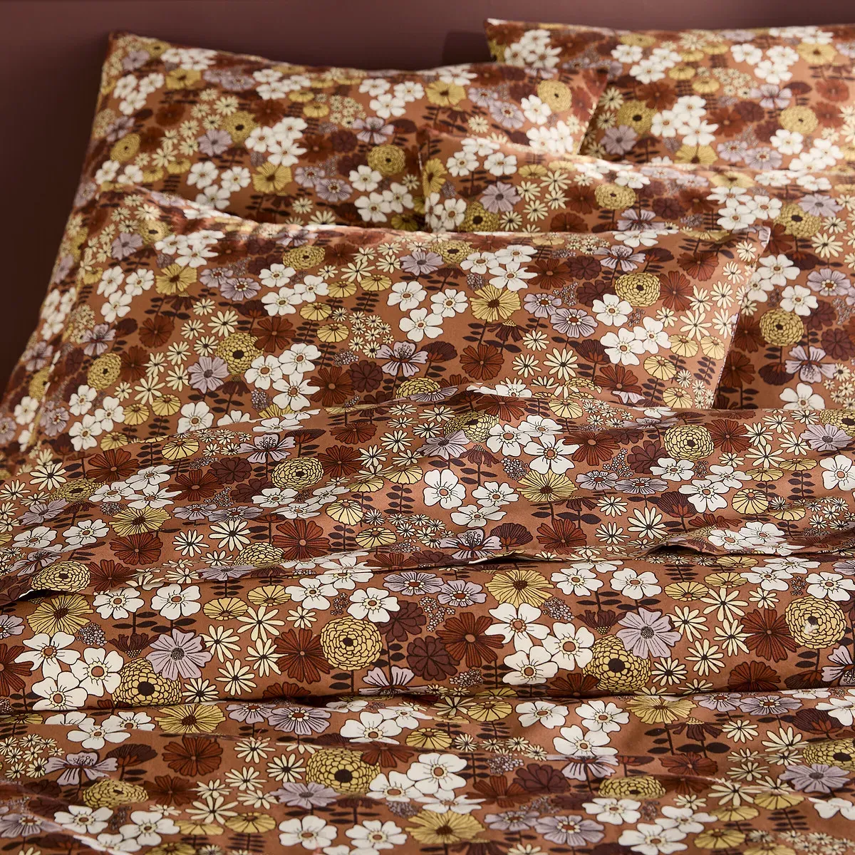 Marisol King Size Duvet Cover Floral Print - Cotton alternate view