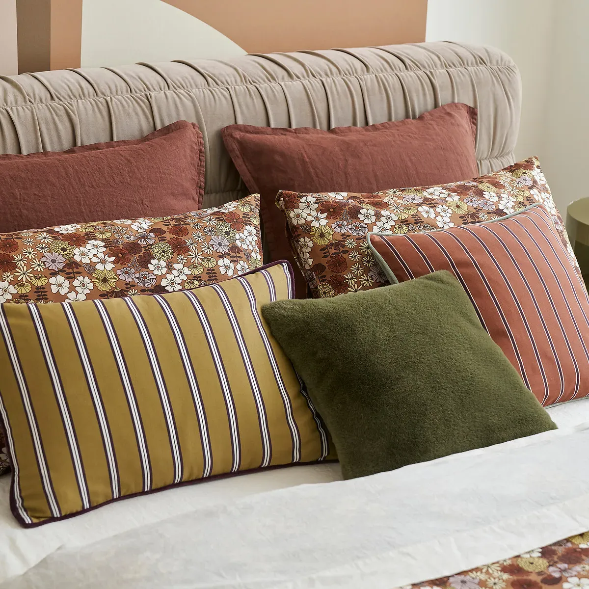 Marisol Pillowcase - Printed, Recycled Cotton alternate view