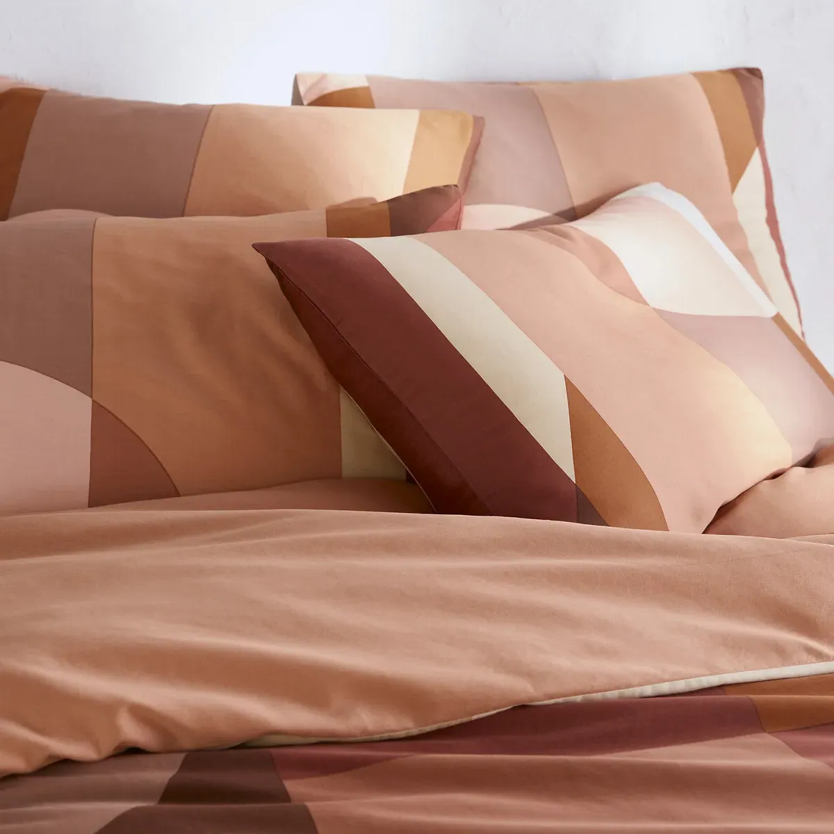 Marjorie Duvet Cover - Printed, Washed Cotton Satin alternate view