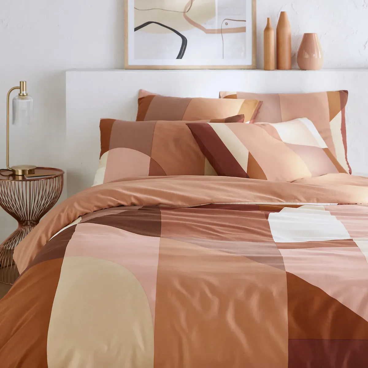 Marjorie Duvet Cover - Printed, Washed Cotton Satin product