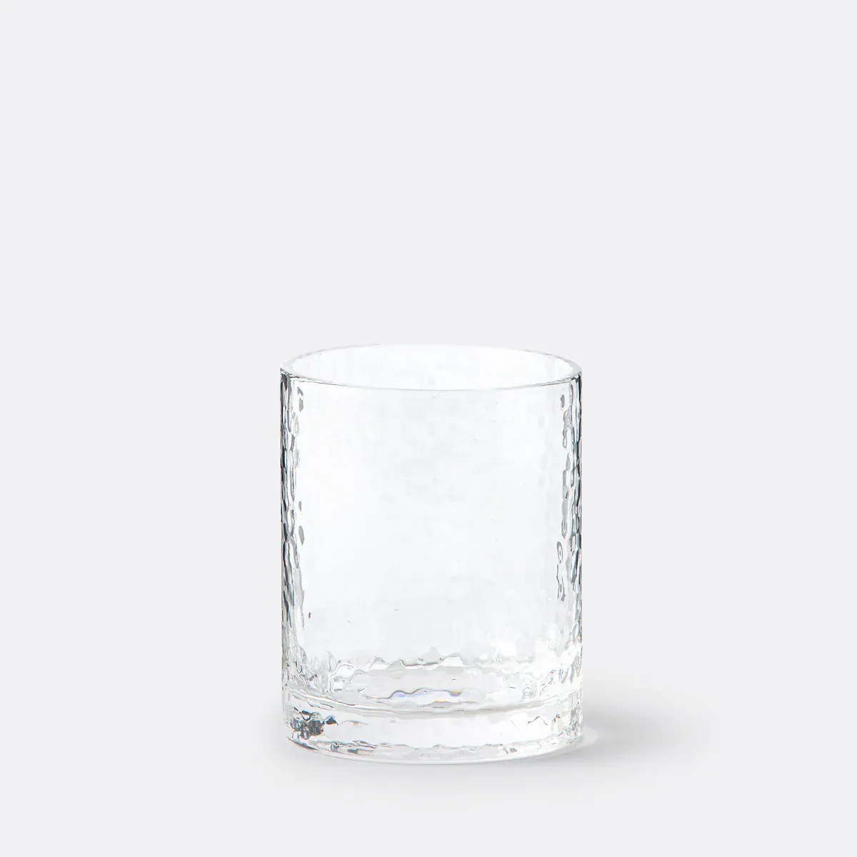 Marteo Set of 6 Tumblers - Transparent, Hammered Glass alternate view