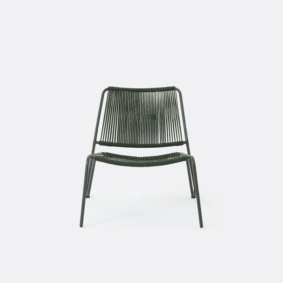 Masix Braided Rope Garden Chair - Khaki alternate view