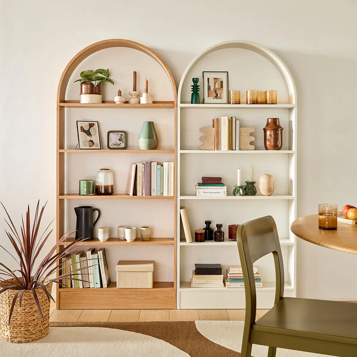 Mathéo Arch Bookcase - Natural Oak Veneer alternate view