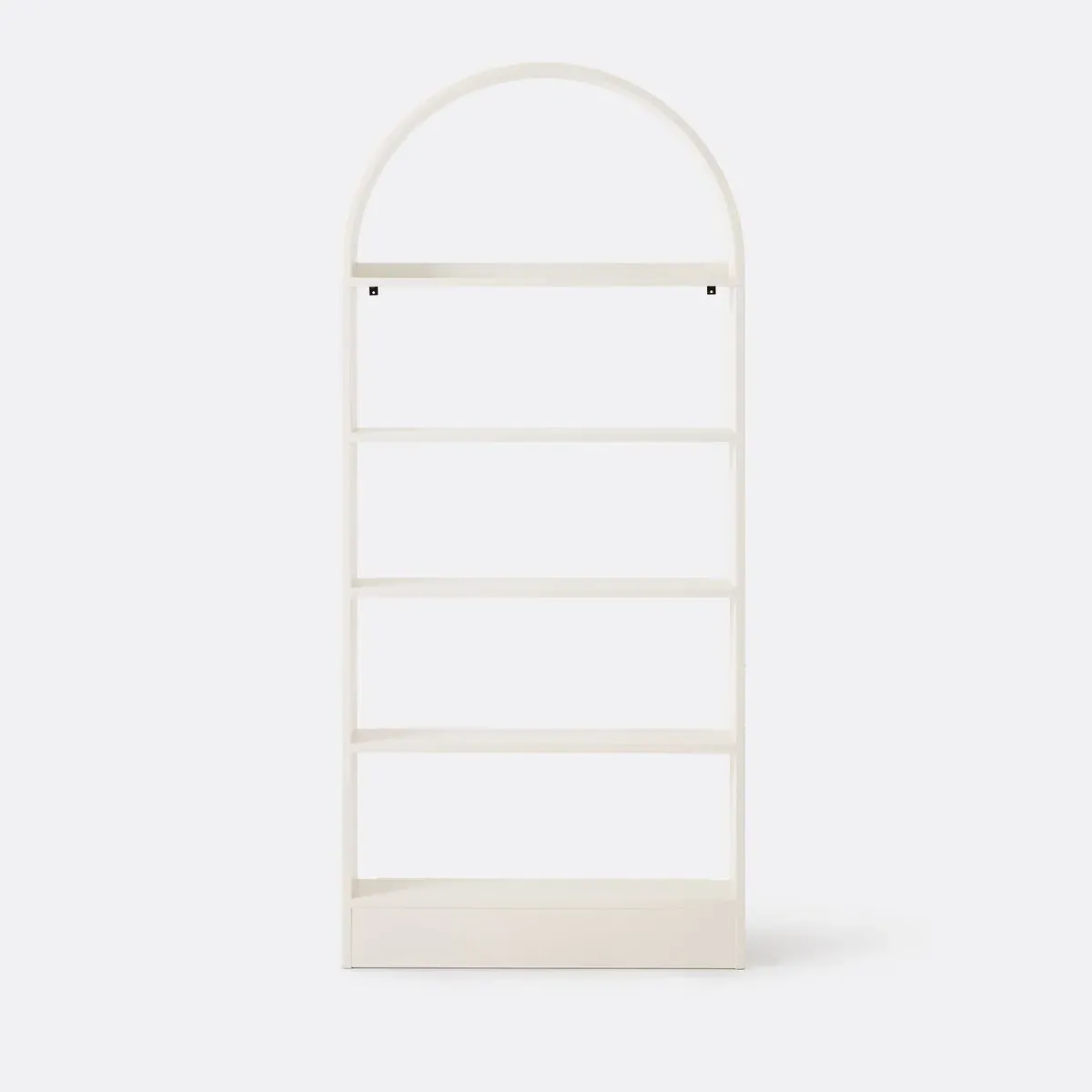 Mathéo Shallow Arch Bookcase - Greige, MDF alternate view