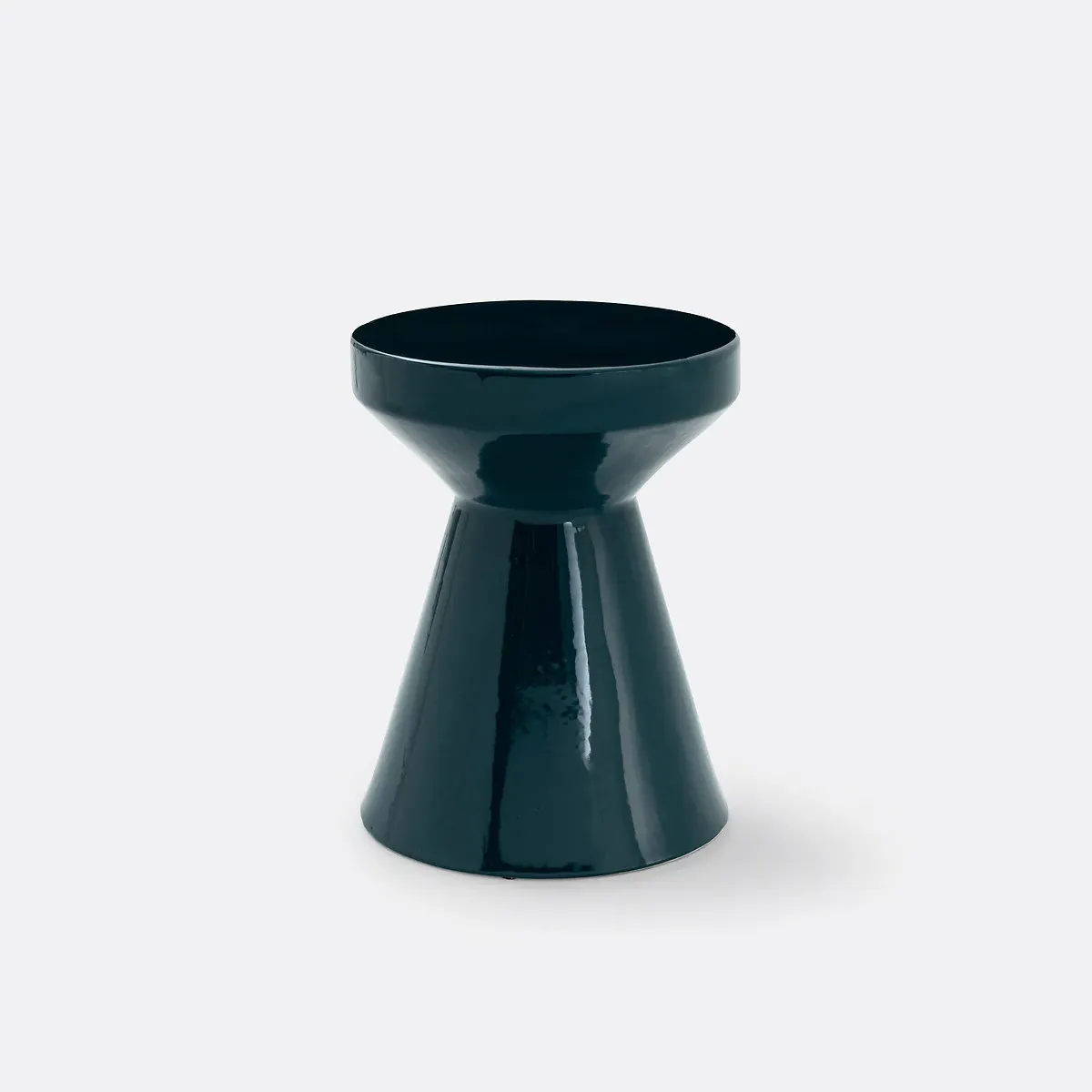 Matmat Round Side Table - Prussian Blue, Ceramic product