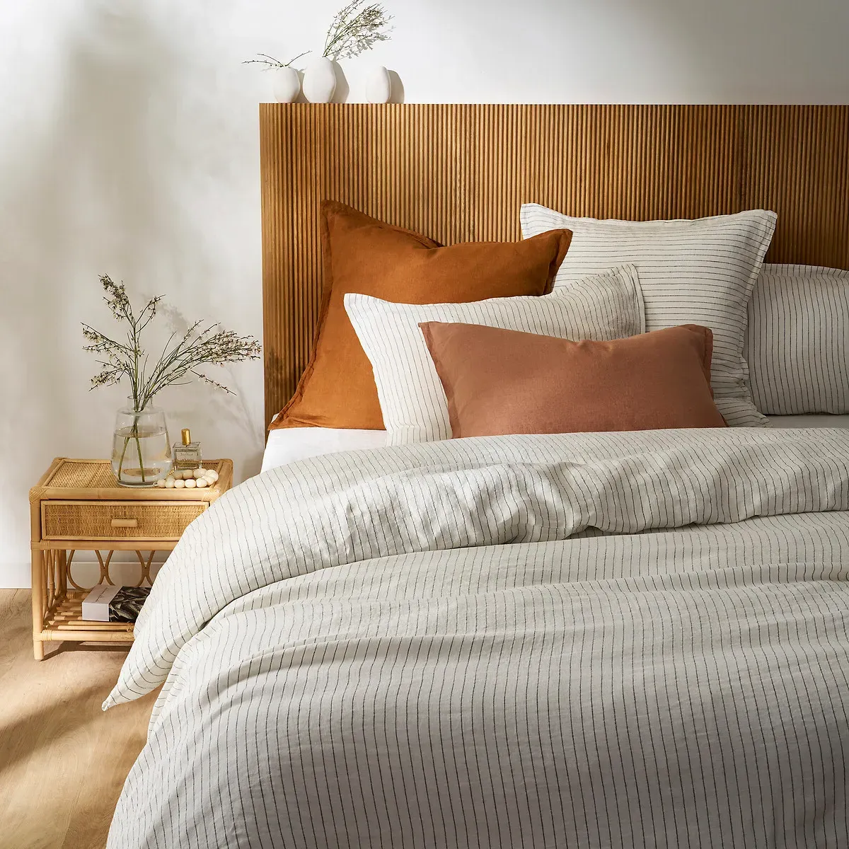 Mattan Super King Size Headboard - Oak alternate view