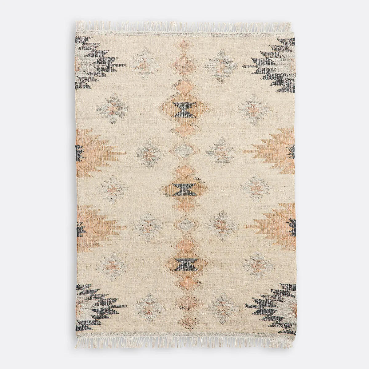 Maya Aged Effect Kilim Rug - Multi-Coloured, Jute alternate view