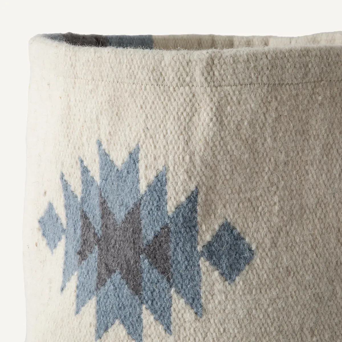 Maya Kilim Laundry Basket - Multi-Coloured, Wool alternate view