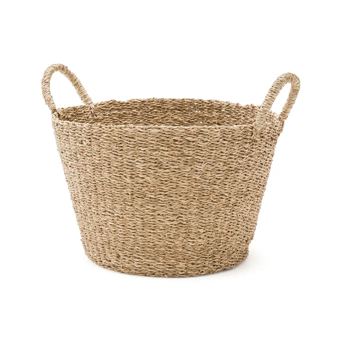 Megami Woven Straw Basket - Natural product