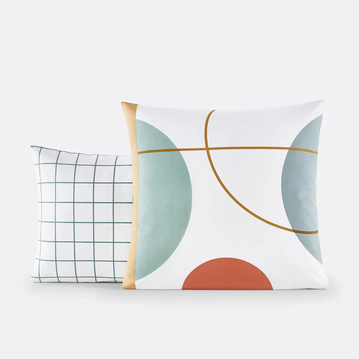 Melbourne Geometric Cotton Pillowcase - Multi-Coloured product