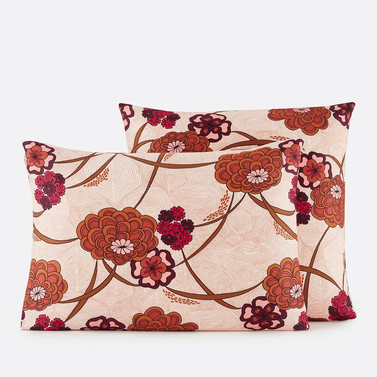 Menaiki Pillowcase - Floral Print, Cotton Satin product
