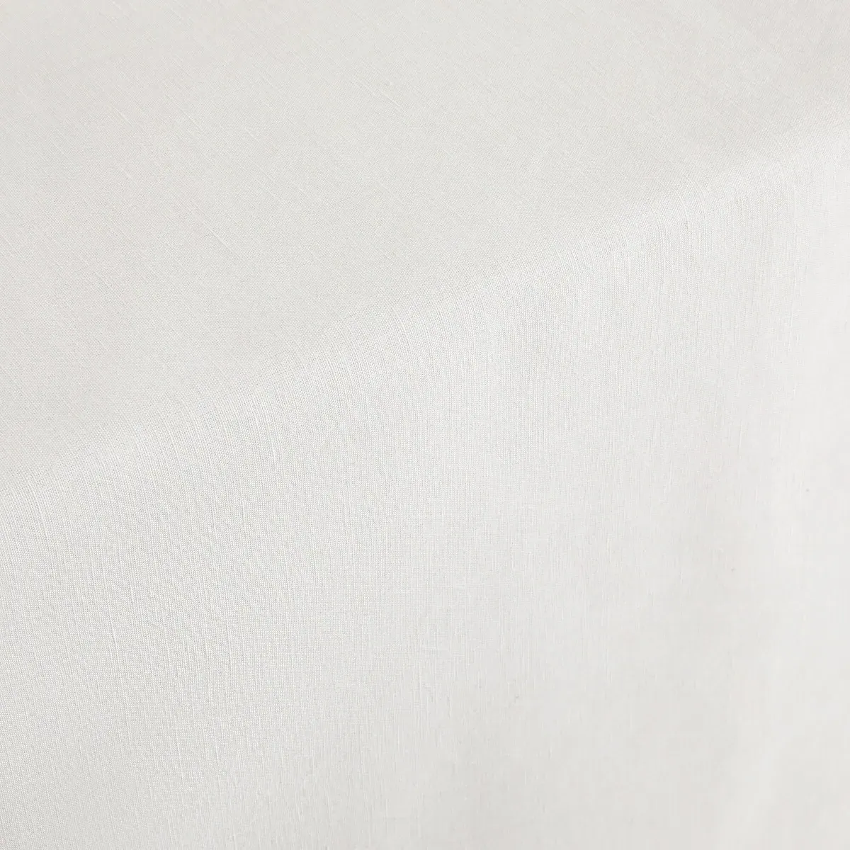 Menorca Tablecloth - White, Linen Cotton alternate view