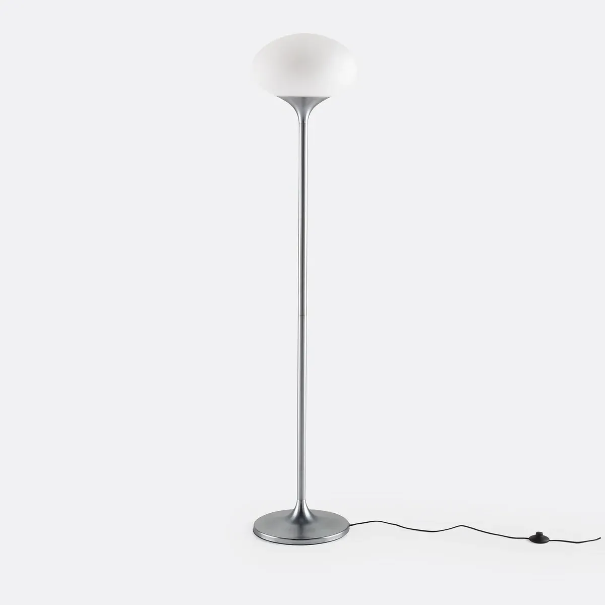 Merisa Floor Lamp - Chrome, Opaline Glass product