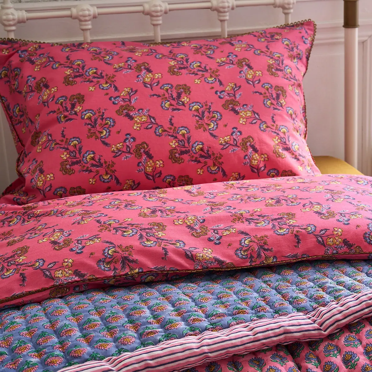 Merline Pillowcase - Printed, Recycled Cotton alternate view