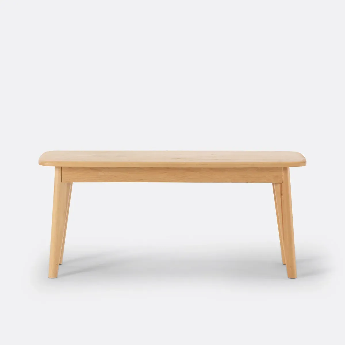 Miji Solid Birch Bench - Natural alternate view