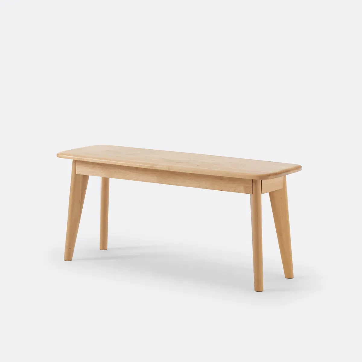 Miji Solid Birch Bench - Natural product