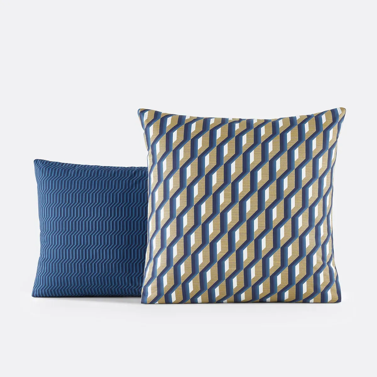 Milano Graphic Cotton Percale Pillowcase - Blue Print product