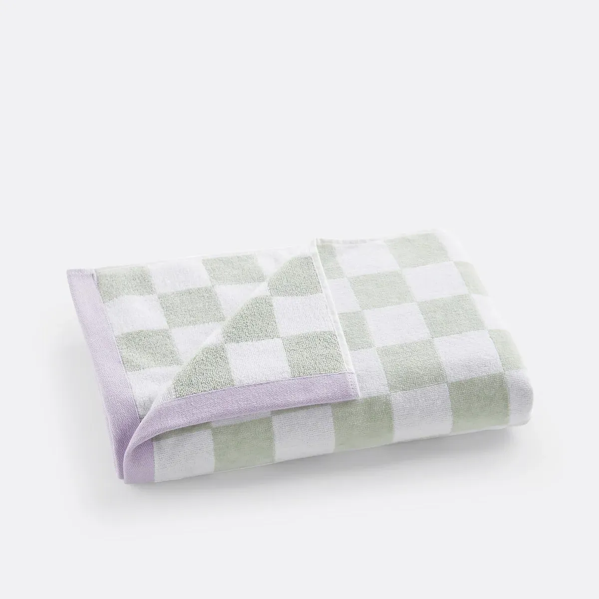 Mira 500g/m2 Velour Terry Towel - Green, Cotton product