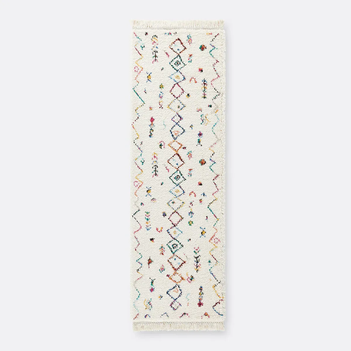 Miro Berber Style Corridor Runner Rug - Multi-Coloured alternate view