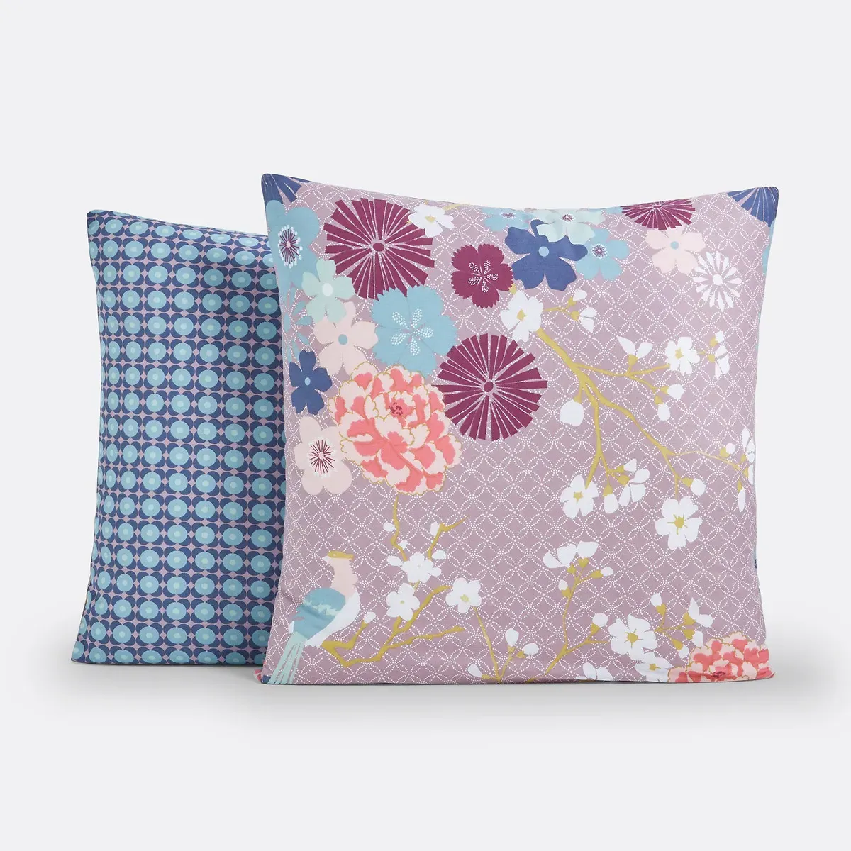 Miss China Cotton Pillowcase - Mauve Print alternate view