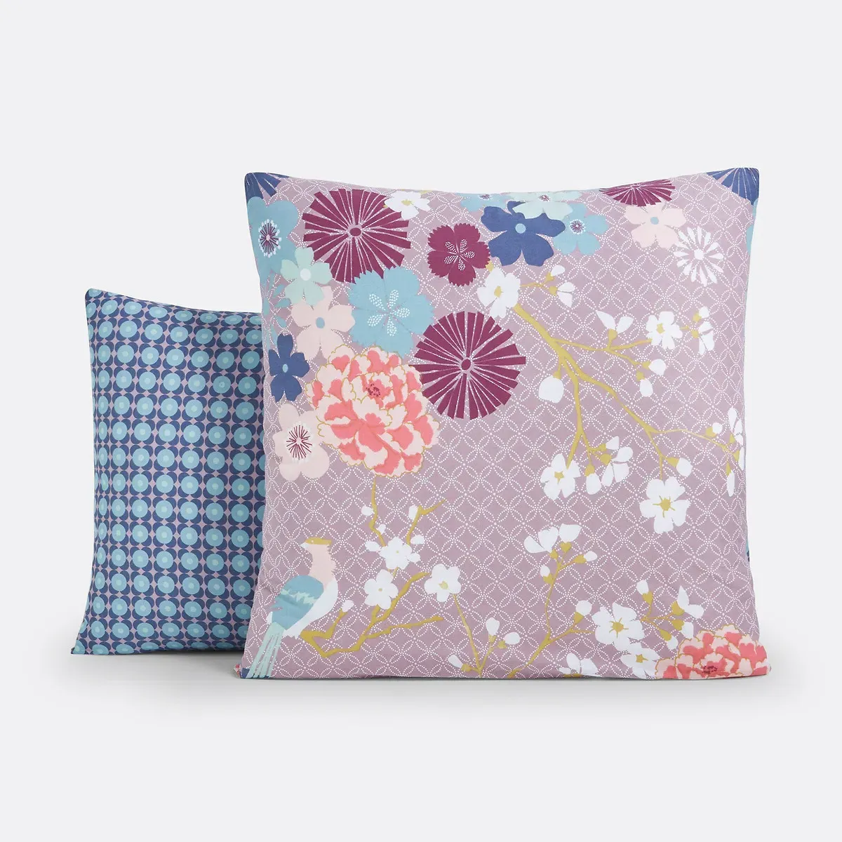 Miss China Cotton Pillowcase - Mauve Print product