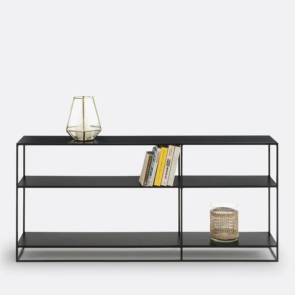 Miva Dual Purpose Bookcase - Black, Steel alternate view