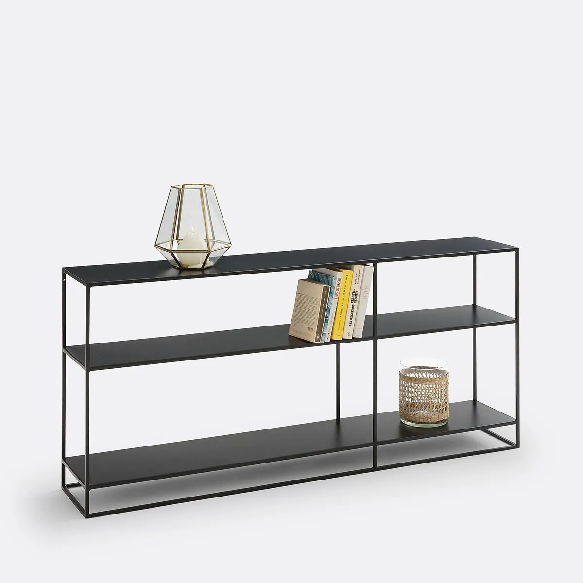 Miva Dual Purpose Bookcase - Black, Steel product