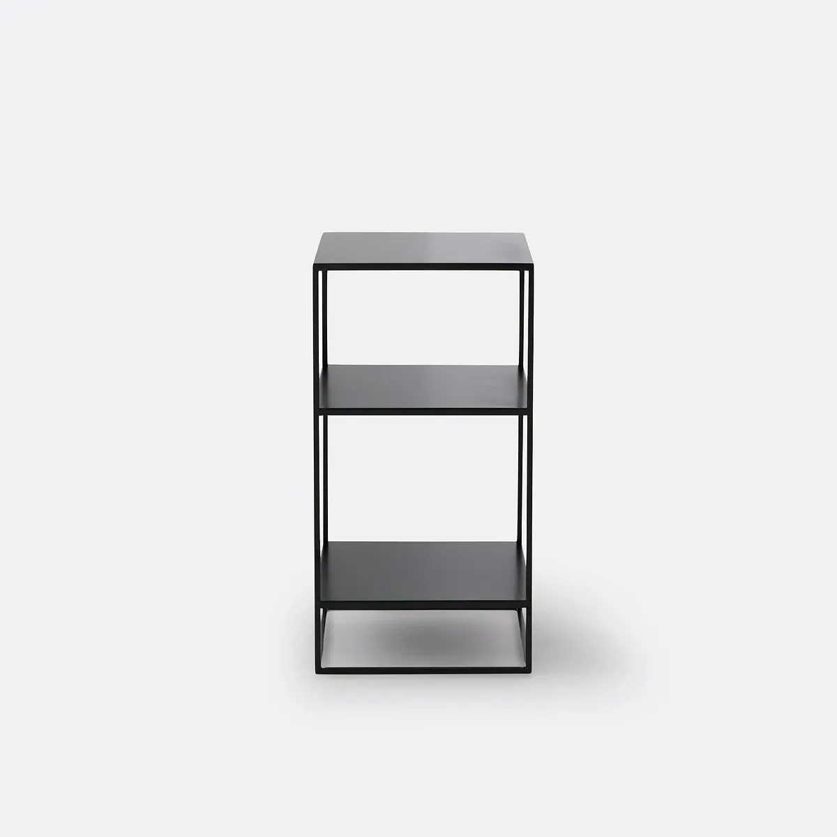 Miva Square Console Shelving Unit - Black, Steel alternate view