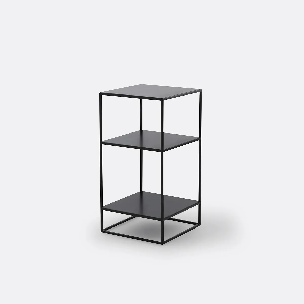 Miva Square Console Shelving Unit - Black, Steel product
